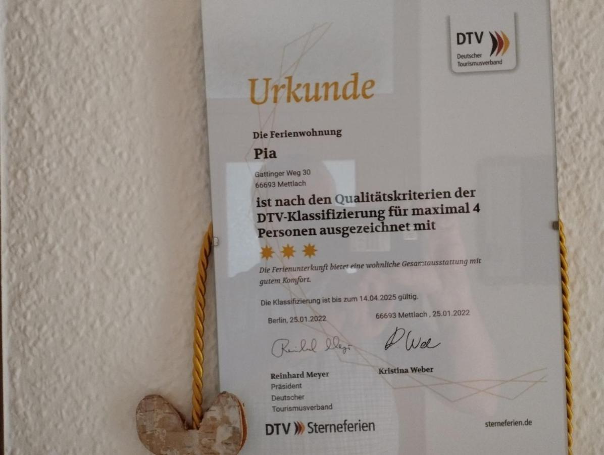 Ferienwohnung Pia Меттлах Екстер'єр фото